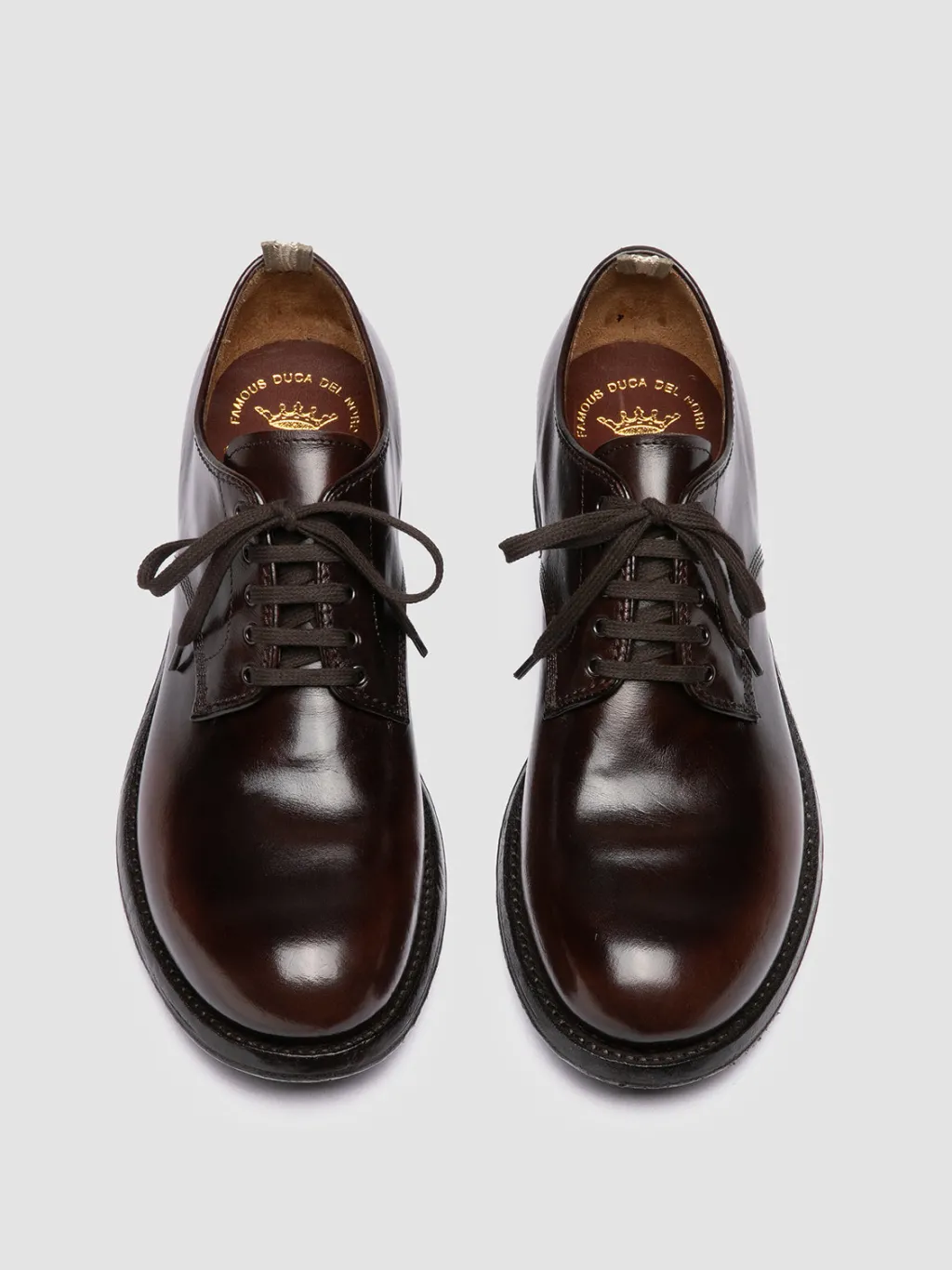 Officine Creative ADMIRAL 001 - Brown Leather Derby Shoes