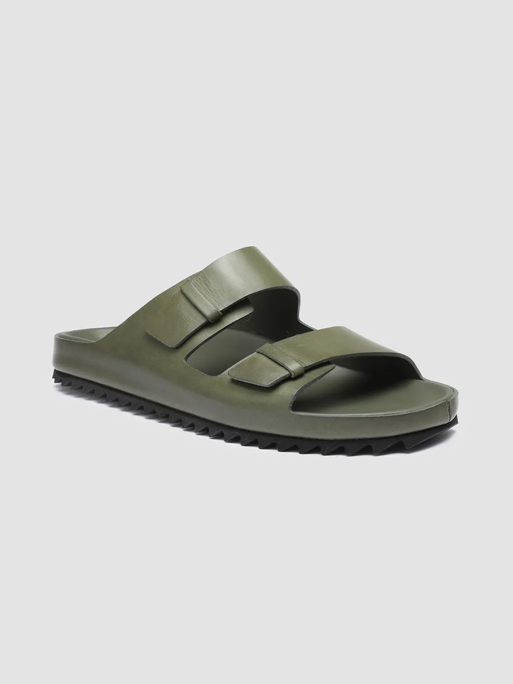 Officine Creative AGORÀ 002 - Green Leather Sandals