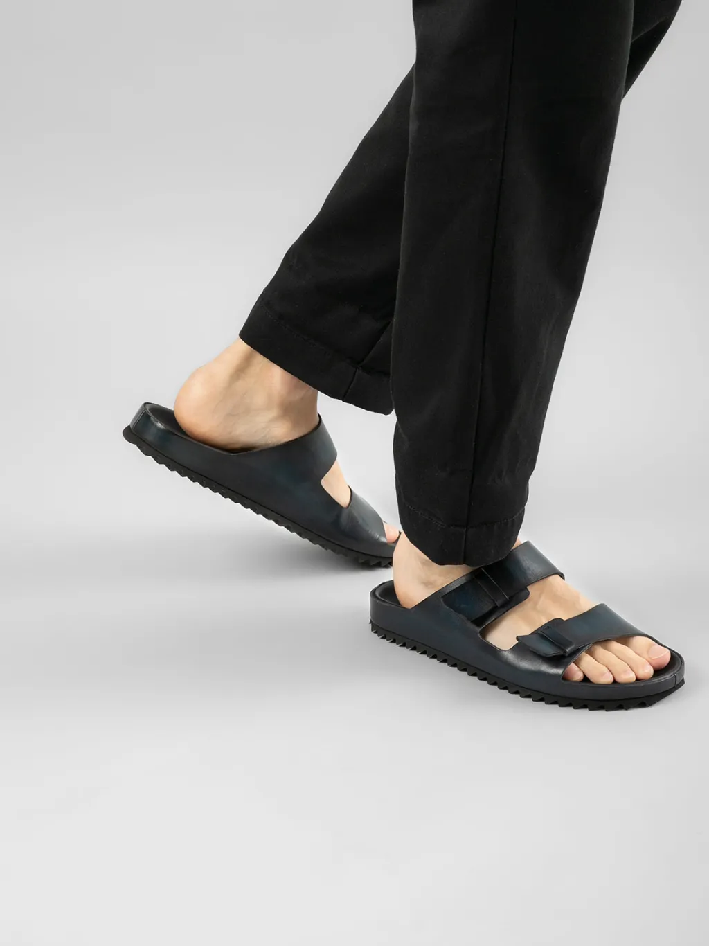 Officine Creative AGORÀ 002 - Green Leather Sandals