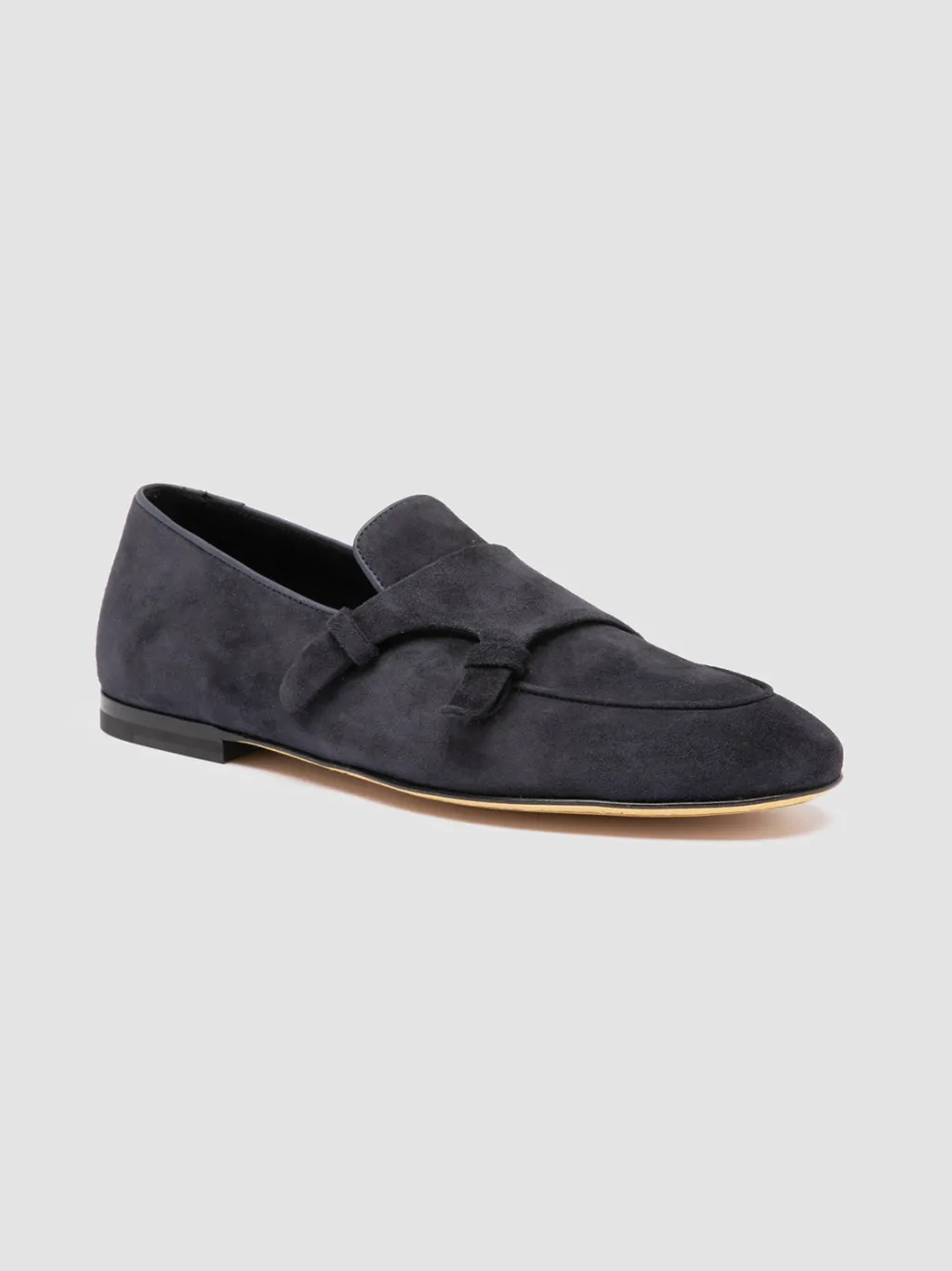 Officine Creative AIRTO 010 - Blue Suede Penny Loafers