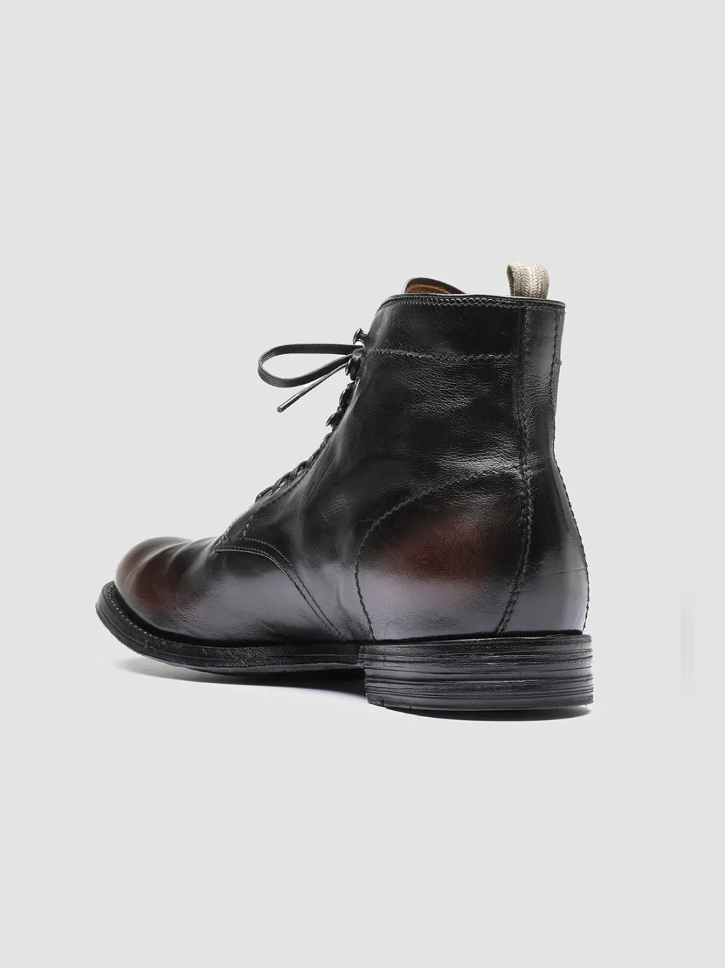 Officine Creative ANATOMIA 013 - Black Leather Ankle Boots