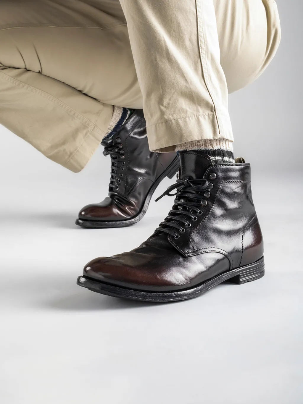 Officine Creative ANATOMIA 013 - Leather Ankle Boots
