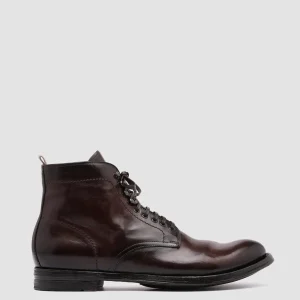 Officine Creative ANATOMIA 013 - Brown Leather Ankle Boots