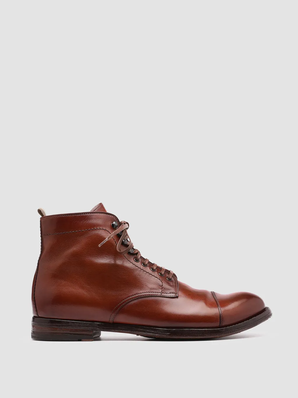 Officine Creative ANATOMIA 016 - Brown Leather Ankle Boots