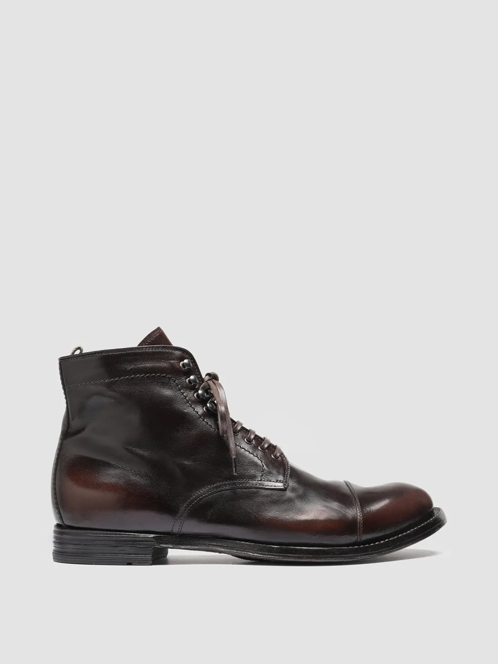 Officine Creative ANATOMIA 016 - Brown Leather Ankle Boots