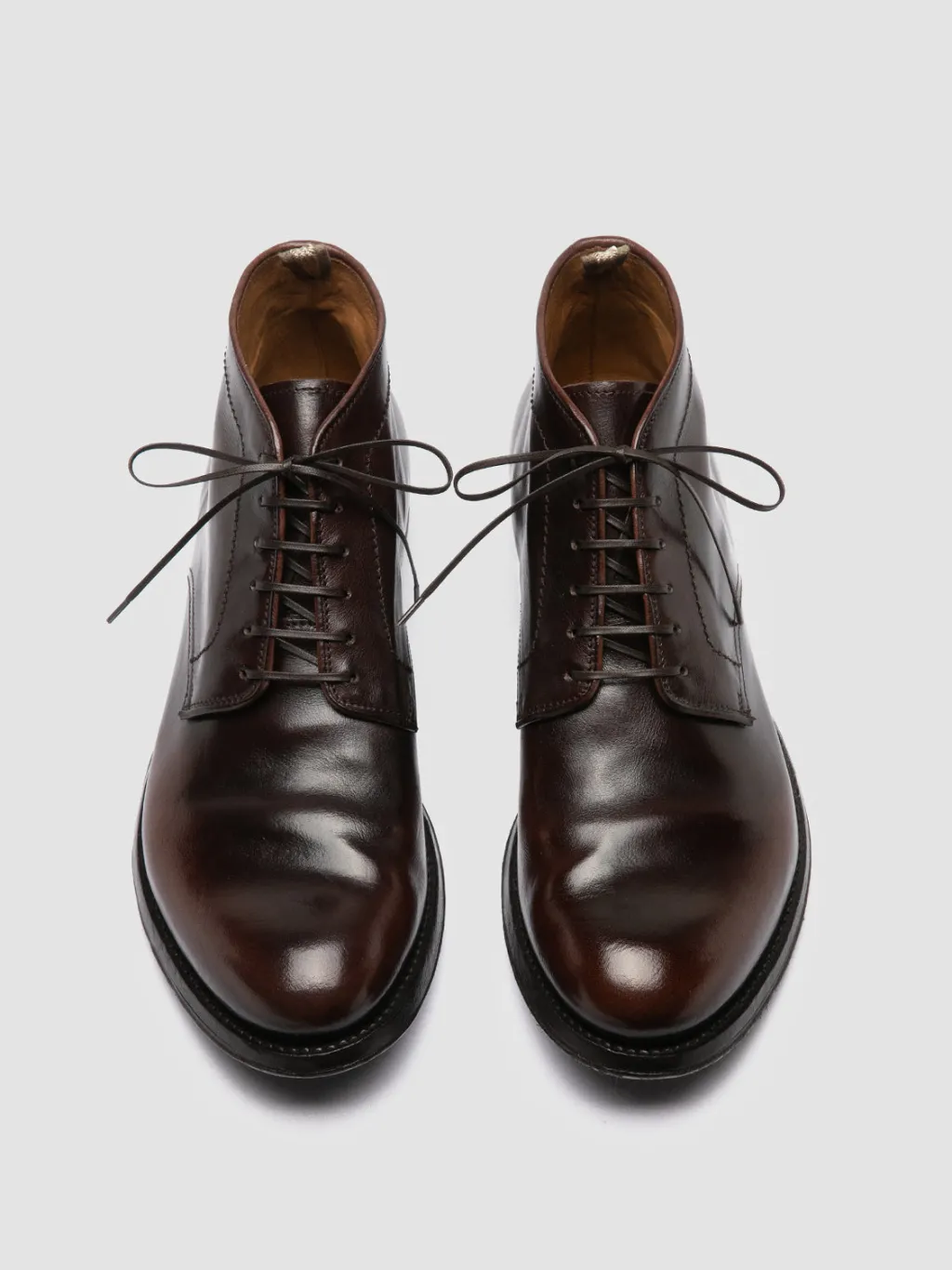 Officine Creative ANATOMIA 88 - Brown Leather Chukka Boots