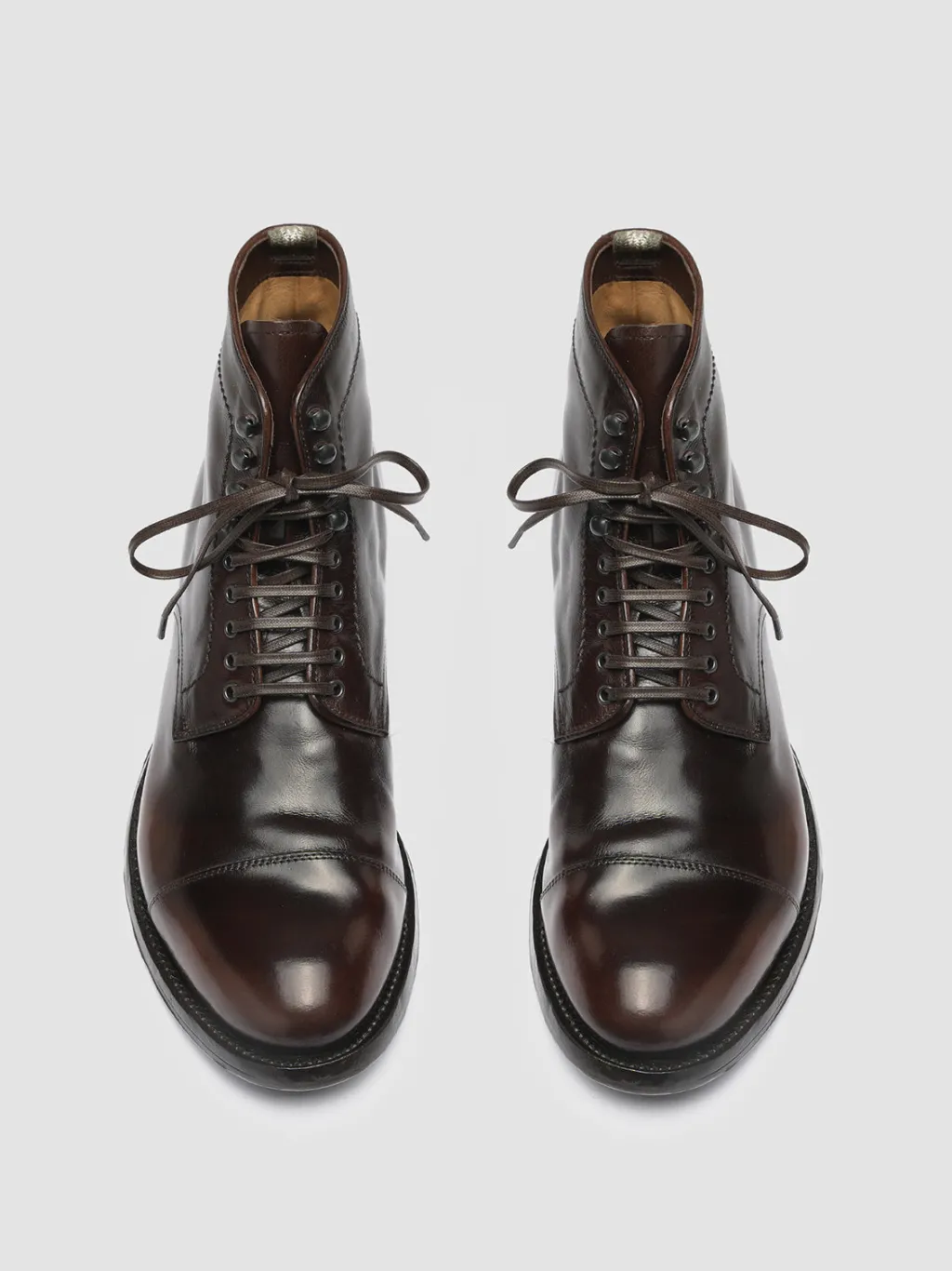 Officine Creative ANATOMIA 016 - Brown Leather Ankle Boots