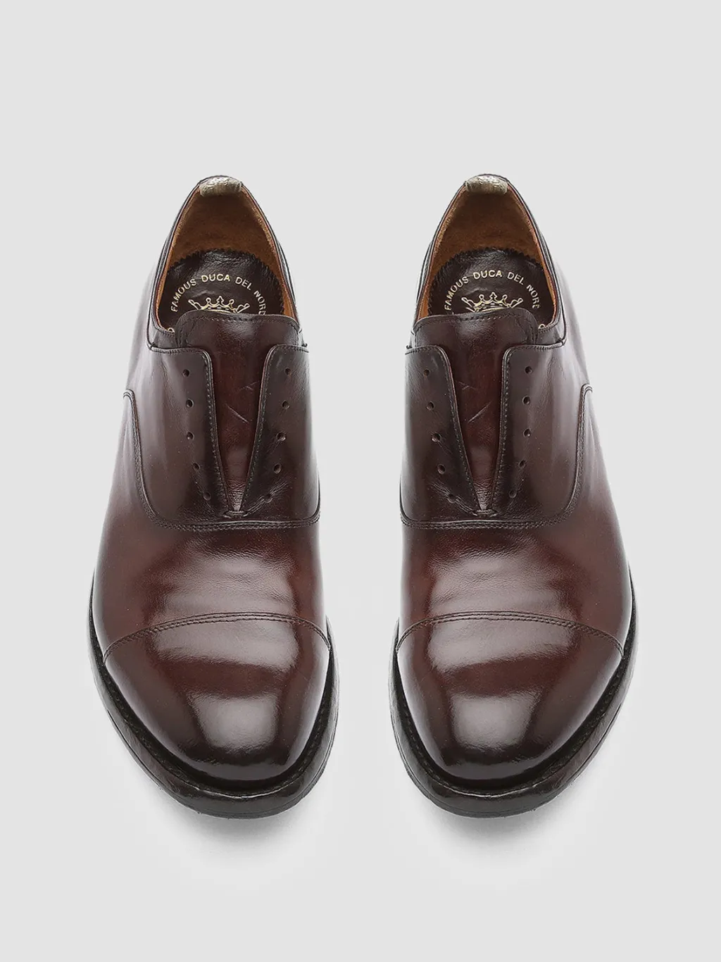 Officine Creative ANATOMIA 015 - Brown Leather Oxford Shoes