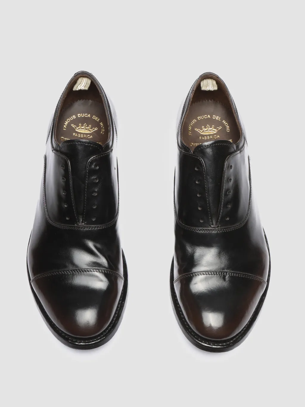 Officine Creative ANATOMIA 08 - Brown Leather Oxford Shoes