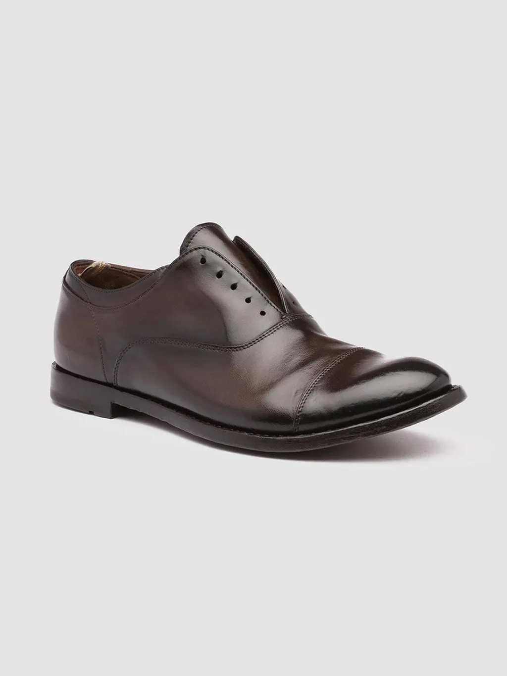 Officine Creative ANATOMIA 08 - Brown Leather Oxford Shoes