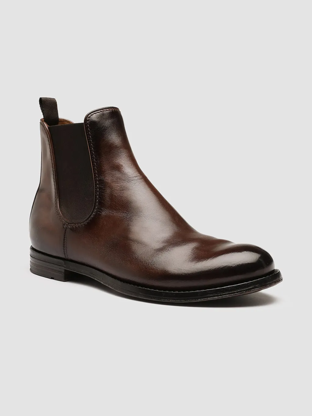 Officine Creative ANATOMIA 083 - Brown Leather Chelsea Boots