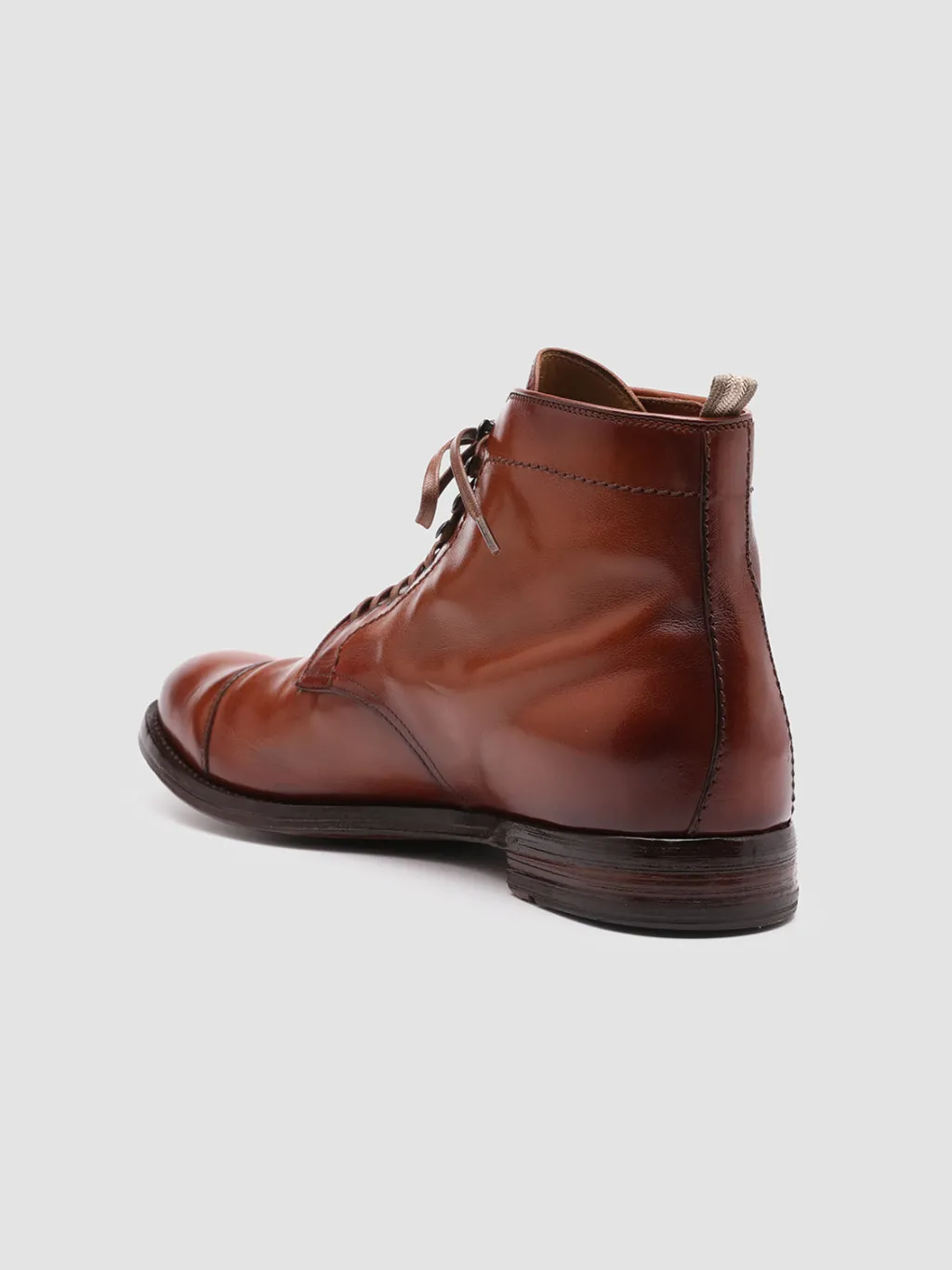 Officine Creative ANATOMIA 016 - Brown Leather Ankle Boots