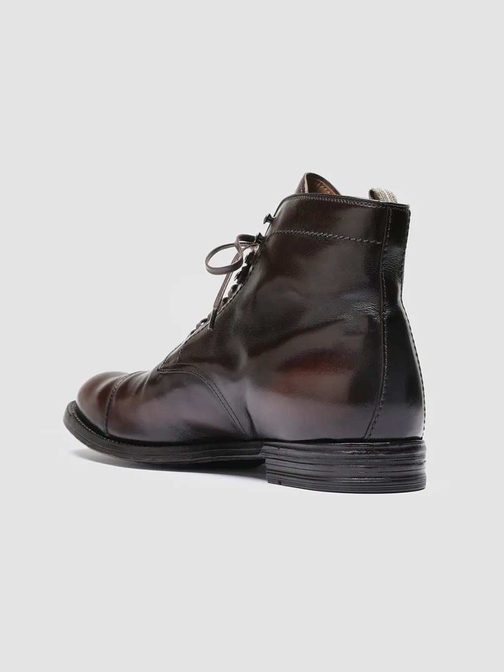 Officine Creative ANATOMIA 016 - Brown Leather Ankle Boots