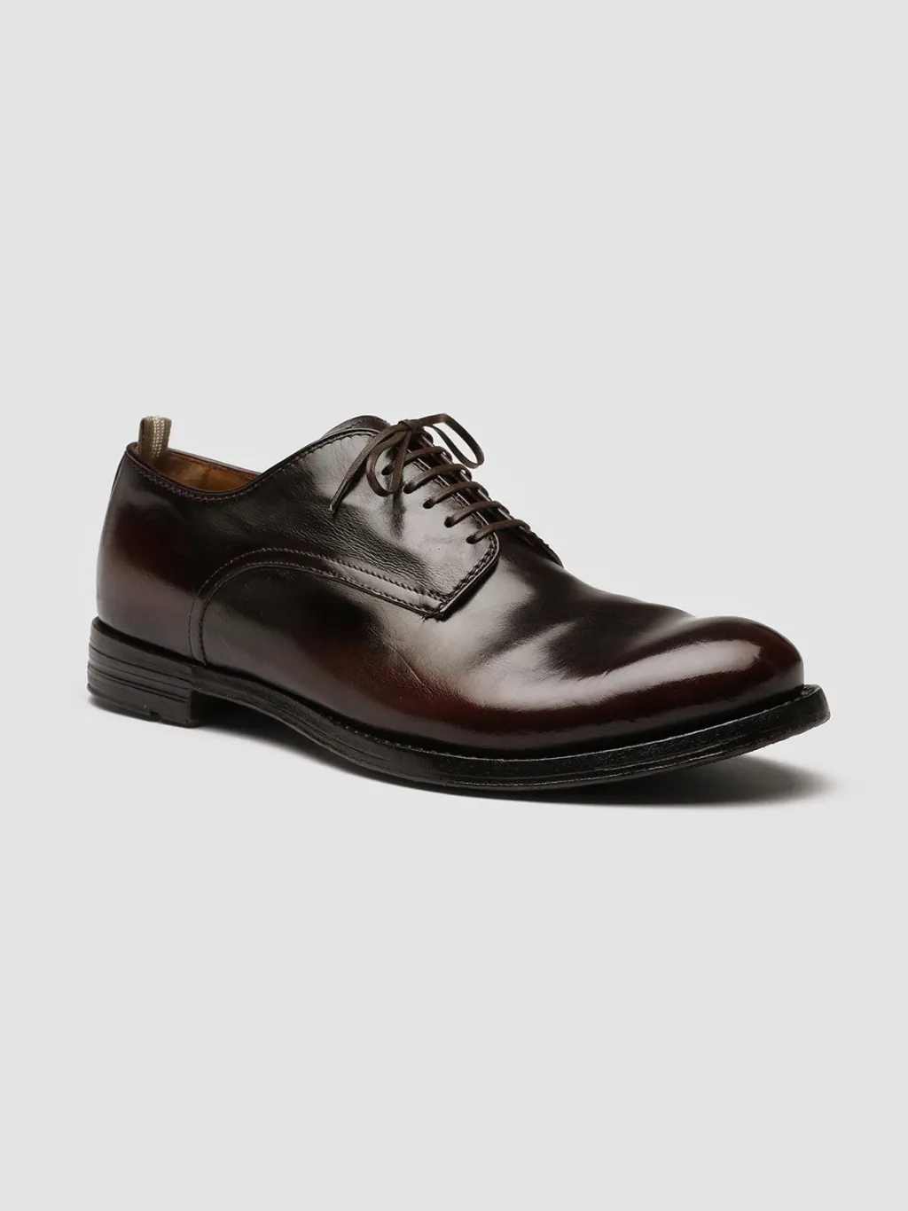 Officine Creative ANATOMIA 012 - Burgundy Leather Derby Shoes