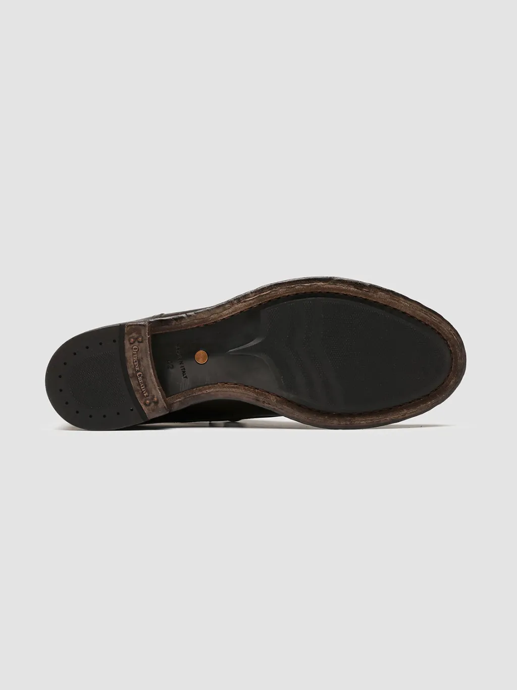 Officine Creative ANATOMIA 012 - Burgundy Leather Derby Shoes