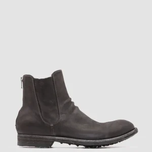 Officine Creative ARBUS 021 - Grey Leather Chelsea Boots