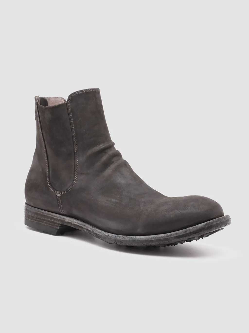 Officine Creative ARBUS 021 - Grey Leather Chelsea Boots