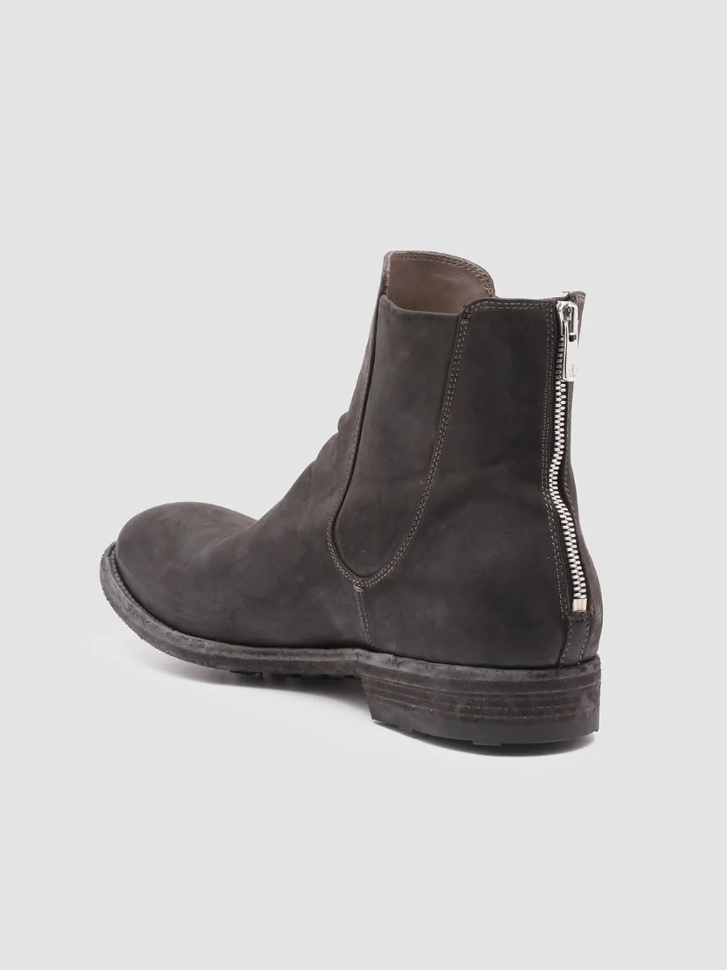 Officine Creative ARBUS 021 - Grey Leather Chelsea Boots