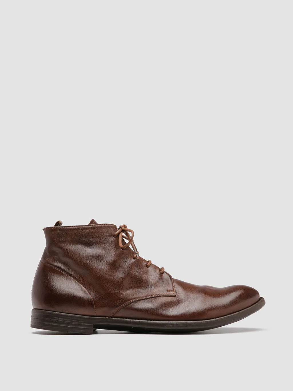 Officine Creative ARC 513 - Brown Leather Ankle Boots