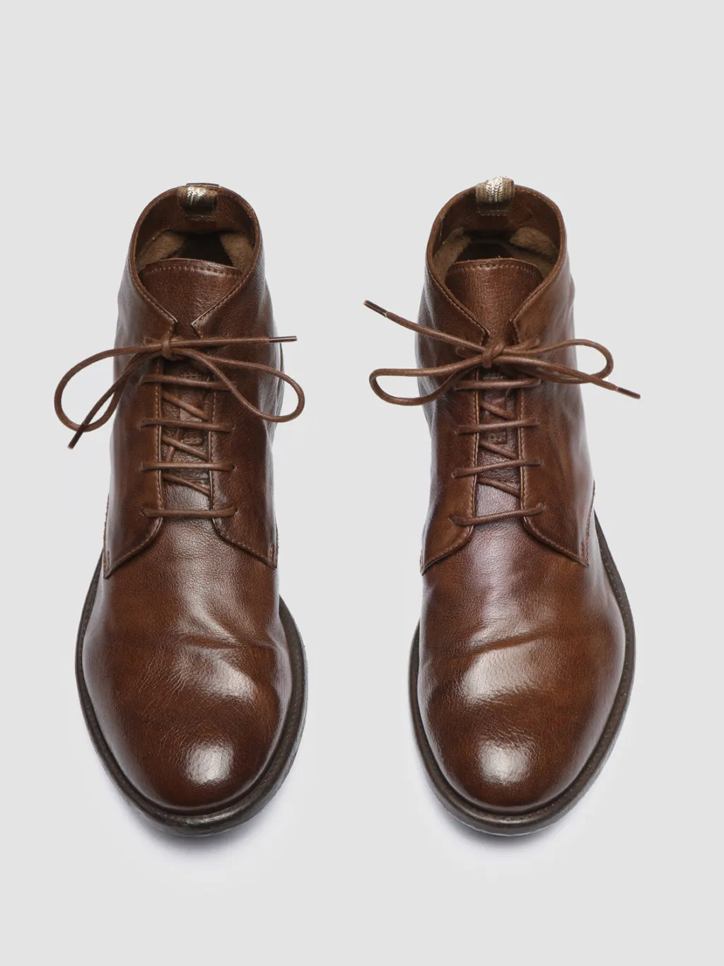 Officine Creative ARC 513 - Brown Leather Ankle Boots