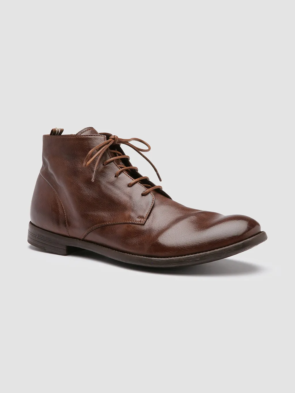 Officine Creative ARC 513 - Brown Leather Ankle Boots