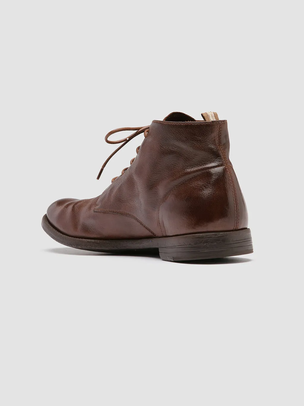 Officine Creative ARC 513 - Brown Leather Ankle Boots