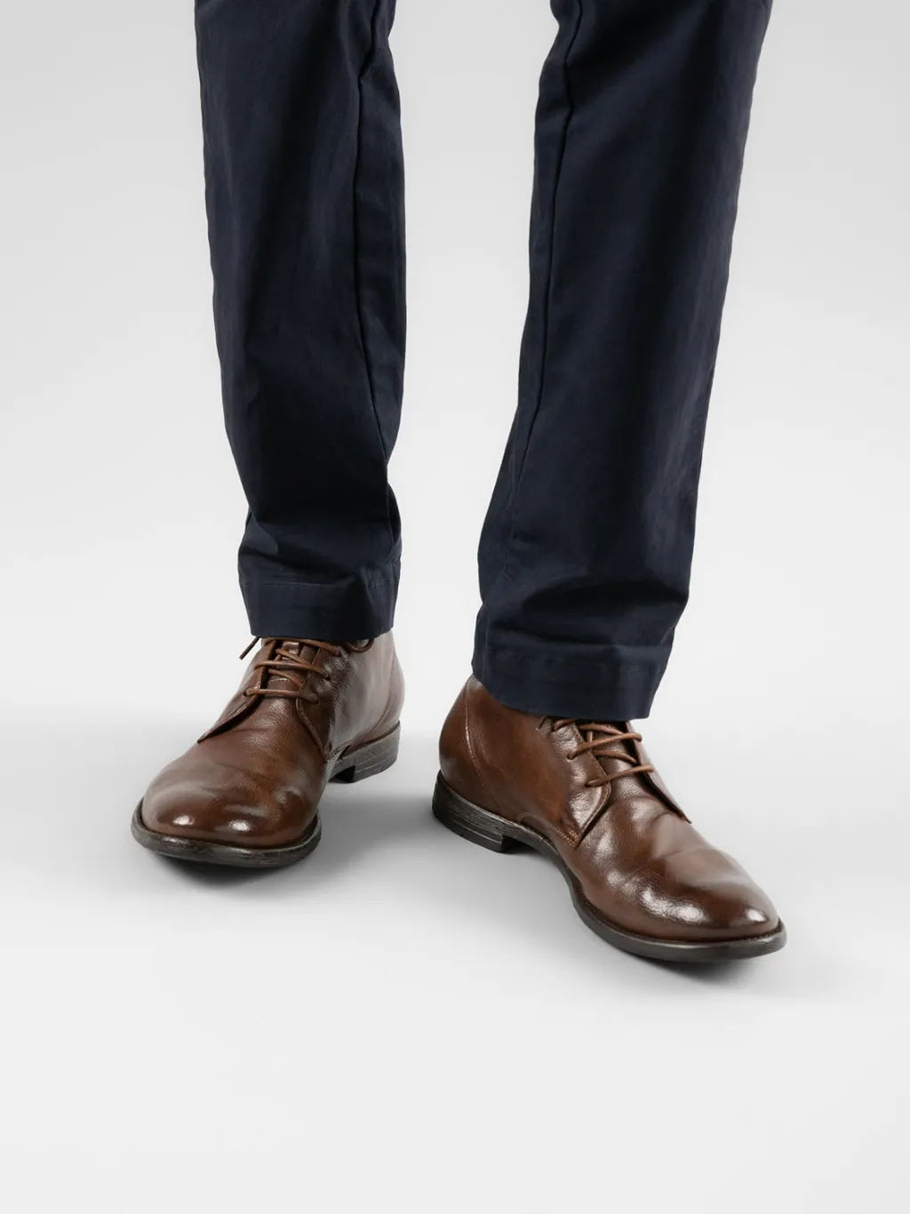 Officine Creative ARC 513 - Brown Leather Ankle Boots