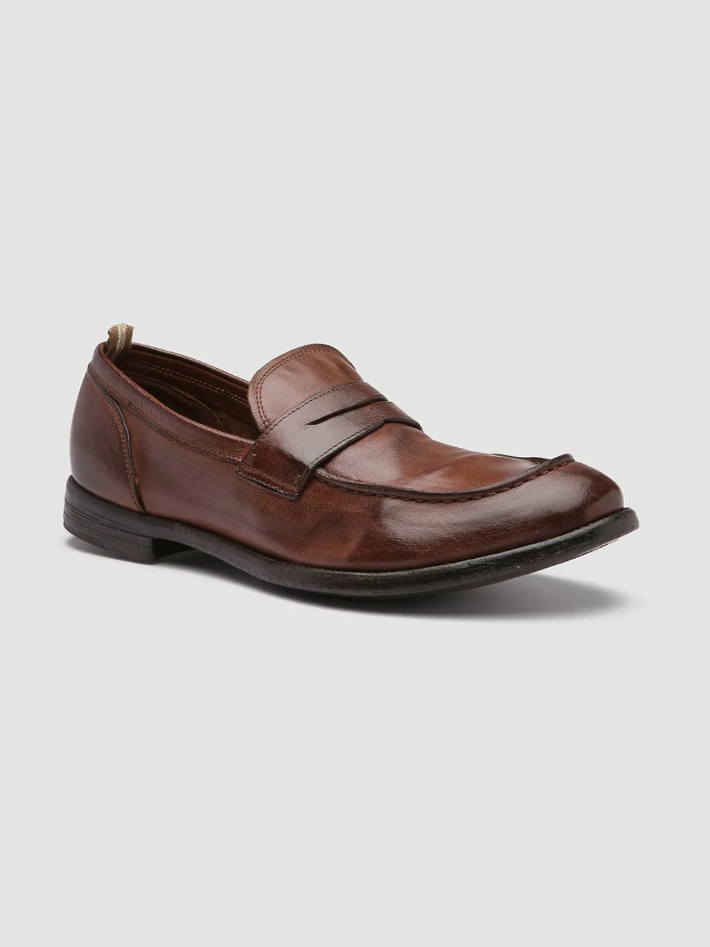 Officine Creative ARC 509 - Brown Leather Penny Loafers