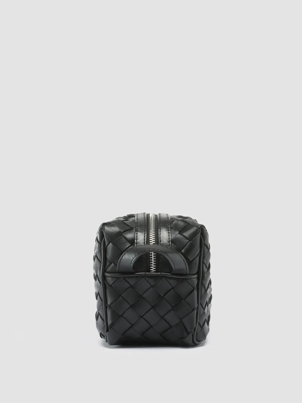 Officine Creative ARMOR 014 - Black Woven Leather Pouch