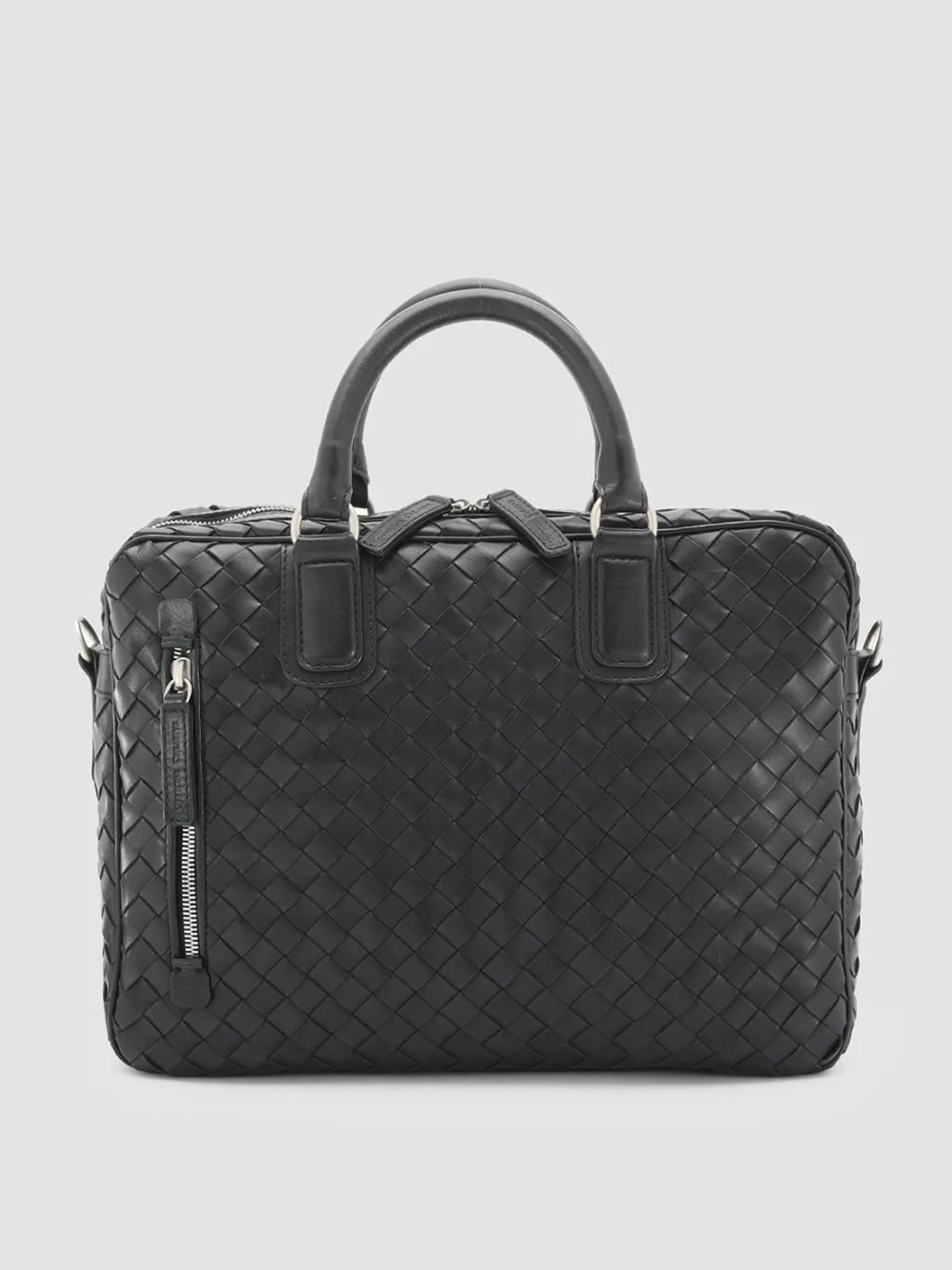 Officine Creative ARMOR 011 - Woven Woven Leather Bag