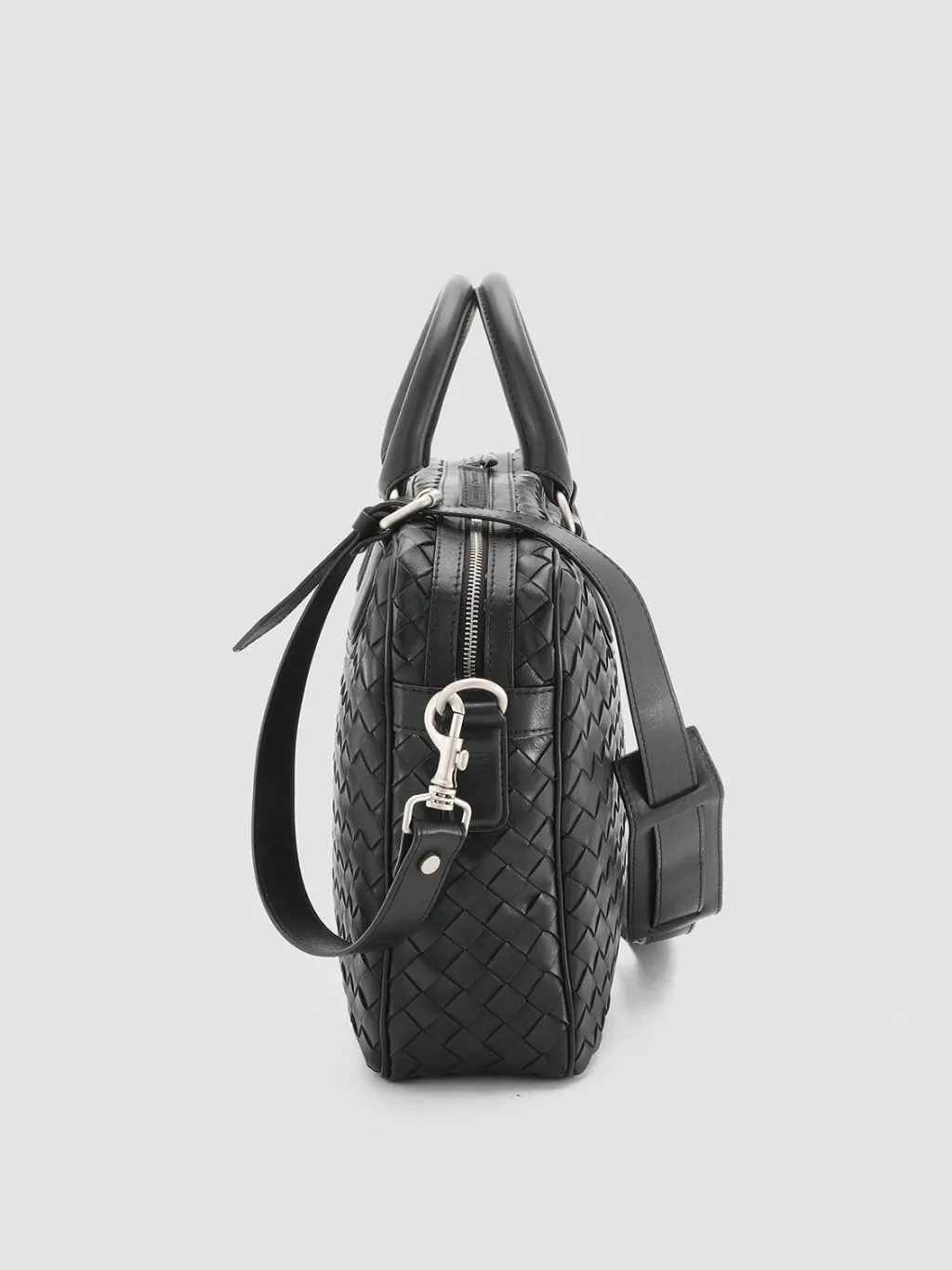 Officine Creative ARMOR 011 - Woven Woven Leather Bag