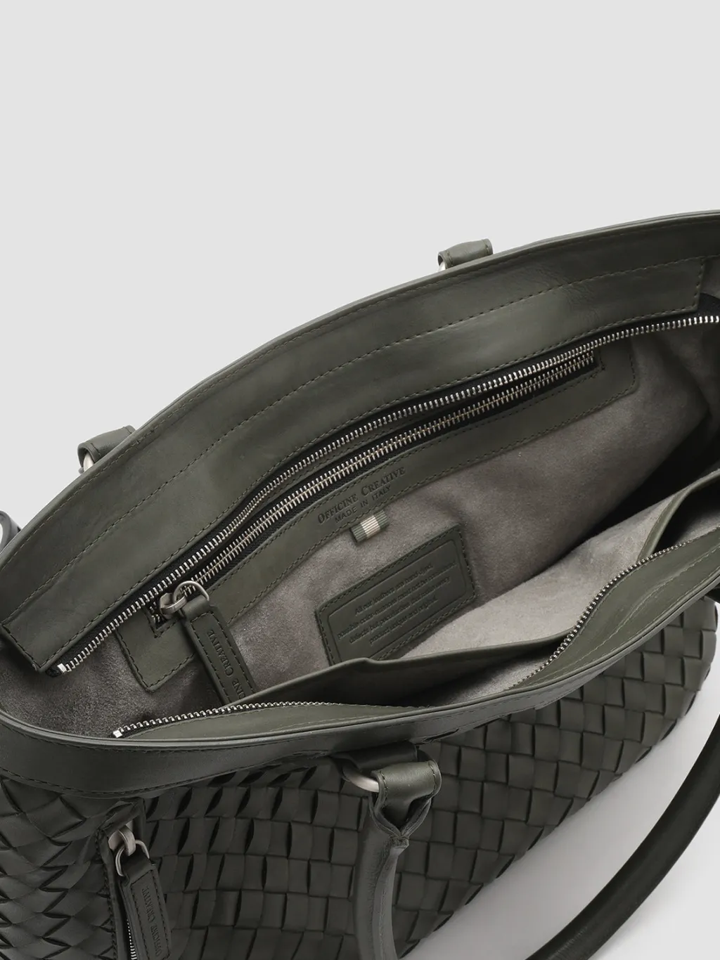 Officine Creative ARMOR 010 - Leather Briefcase