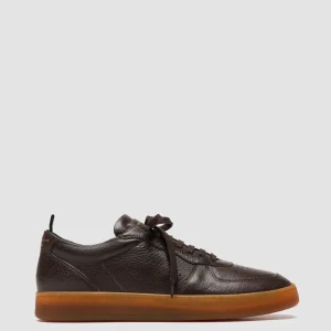 Officine Creative ASSET 001 - Brown Leather Low Top Sneakers