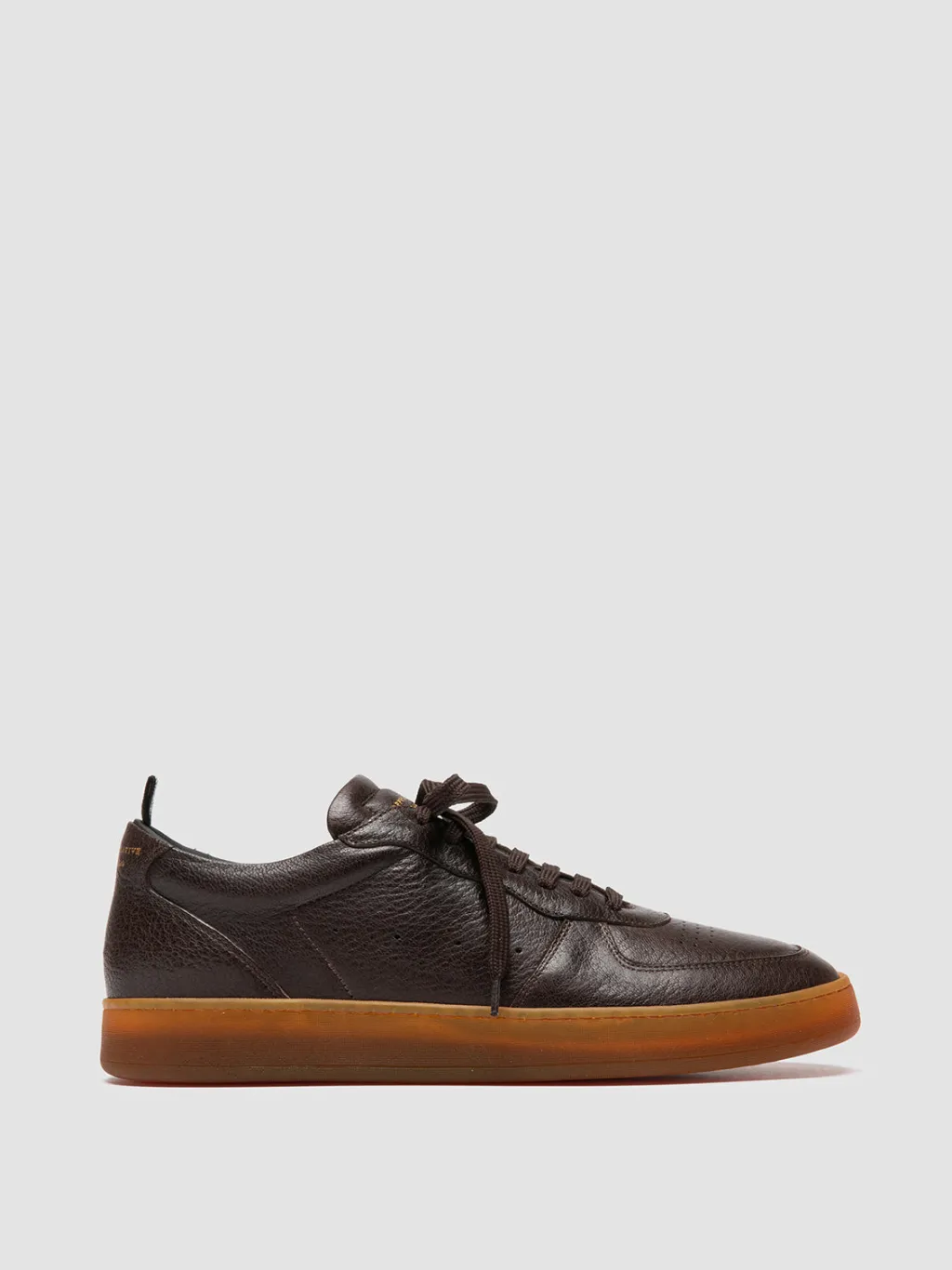 Officine Creative ASSET 001 - Brown Leather Low Top Sneakers