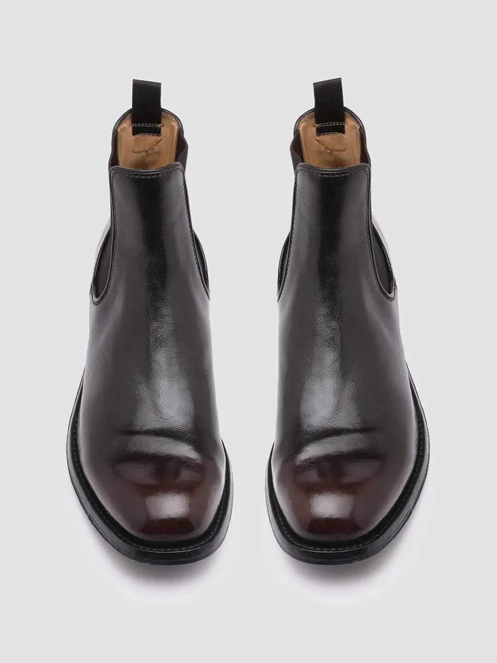 Officine Creative BALANCE 008 - Black Leather Chelsea Boots