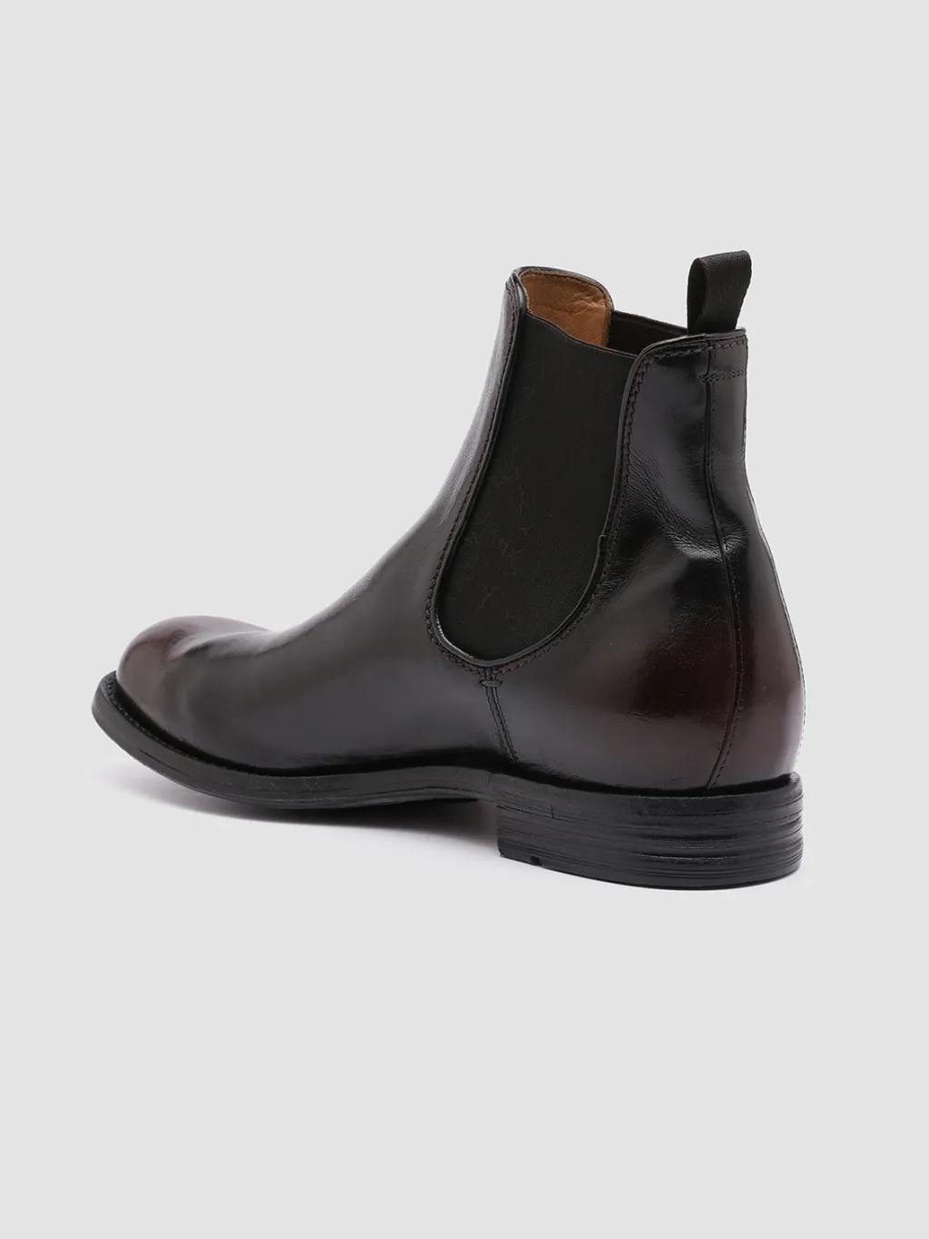 Officine Creative BALANCE 008 - Black Leather Chelsea Boots