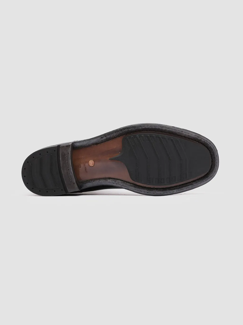 Officine Creative BALANCE 008 - Black Leather Chelsea Boots