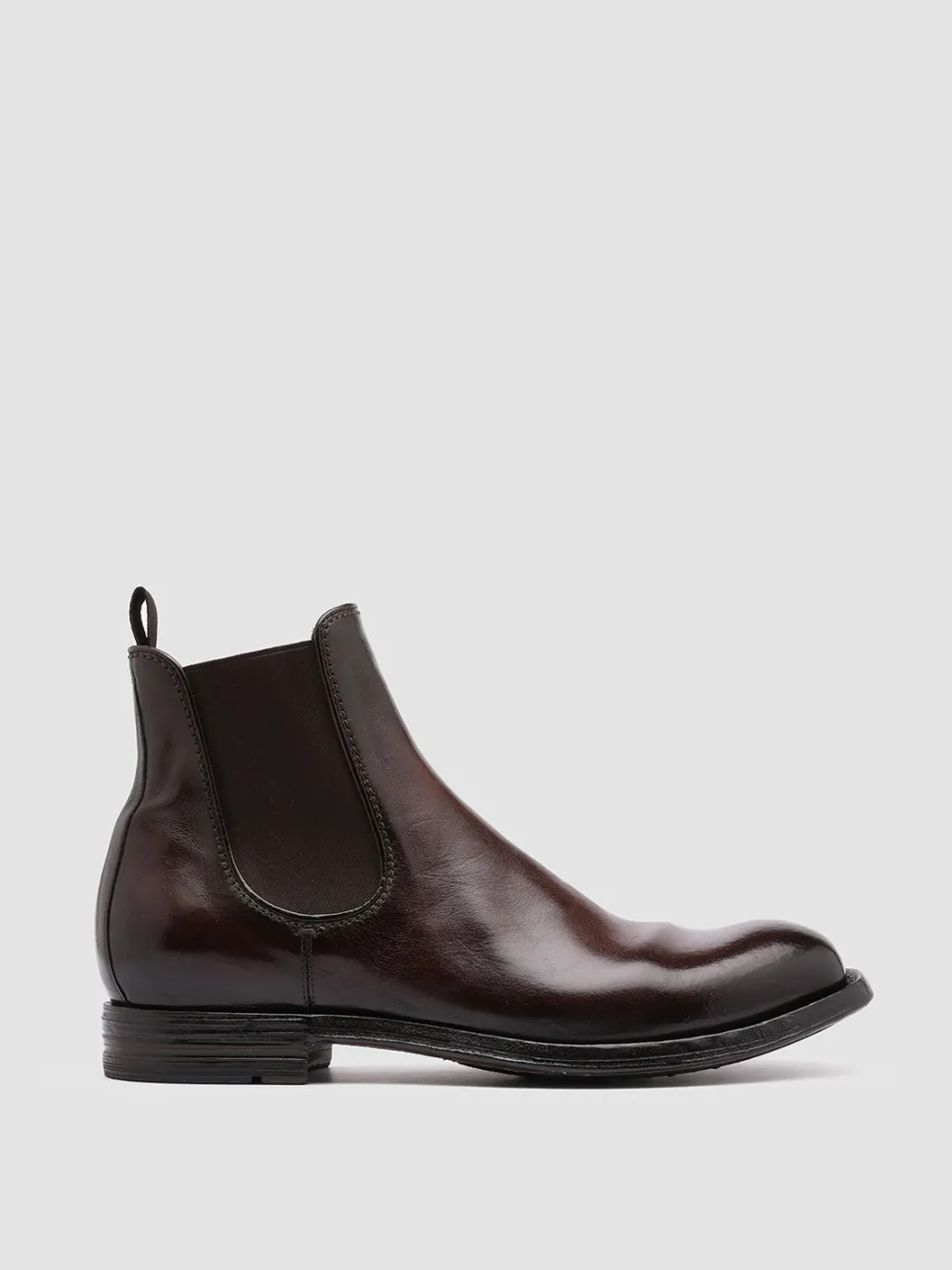 Officine Creative BALANCE 008 - Brown Leather Chelsea Boots