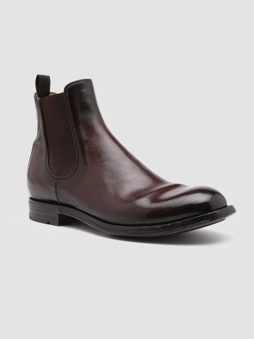 Officine Creative BALANCE 008 - Brown Leather Chelsea Boots