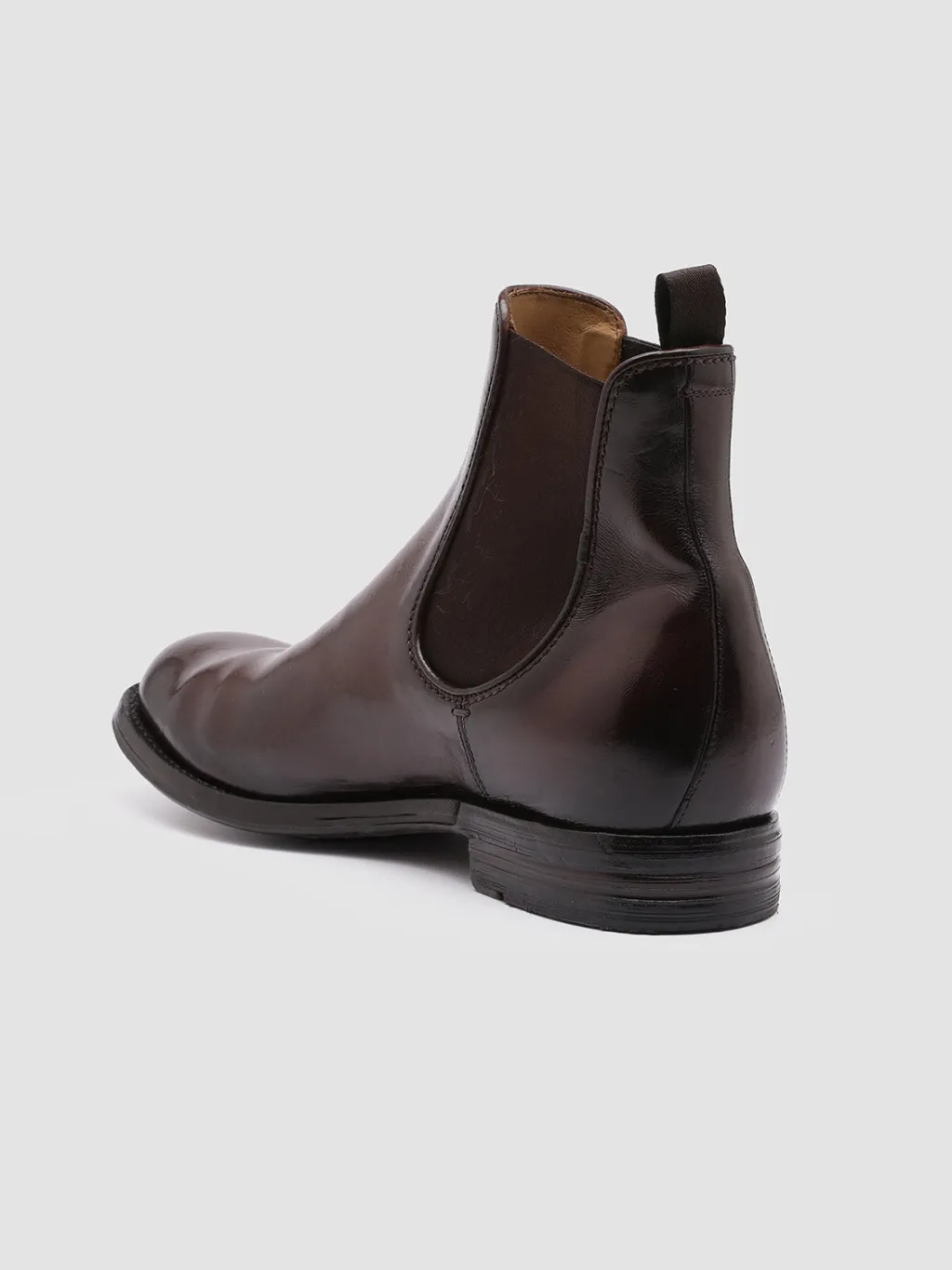 Officine Creative BALANCE 008 - Brown Leather Chelsea Boots