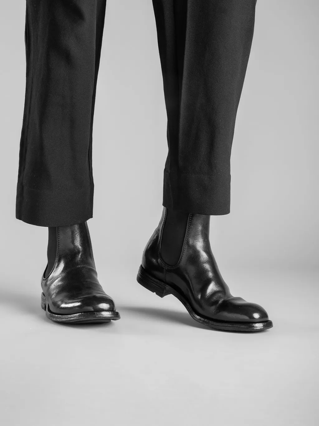 Officine Creative BALANCE 008 - Brown Leather Chelsea Boots