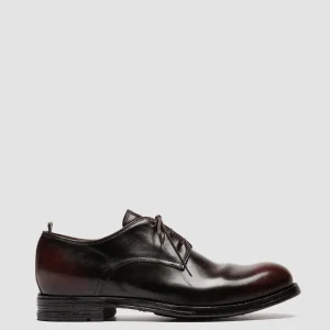 Officine Creative BALANCE 019 - Burgundy Leather Derby Shoes