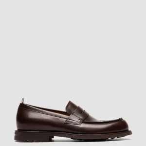 Officine Creative BELMONDO 006 - Brown Suede Penny Loafers