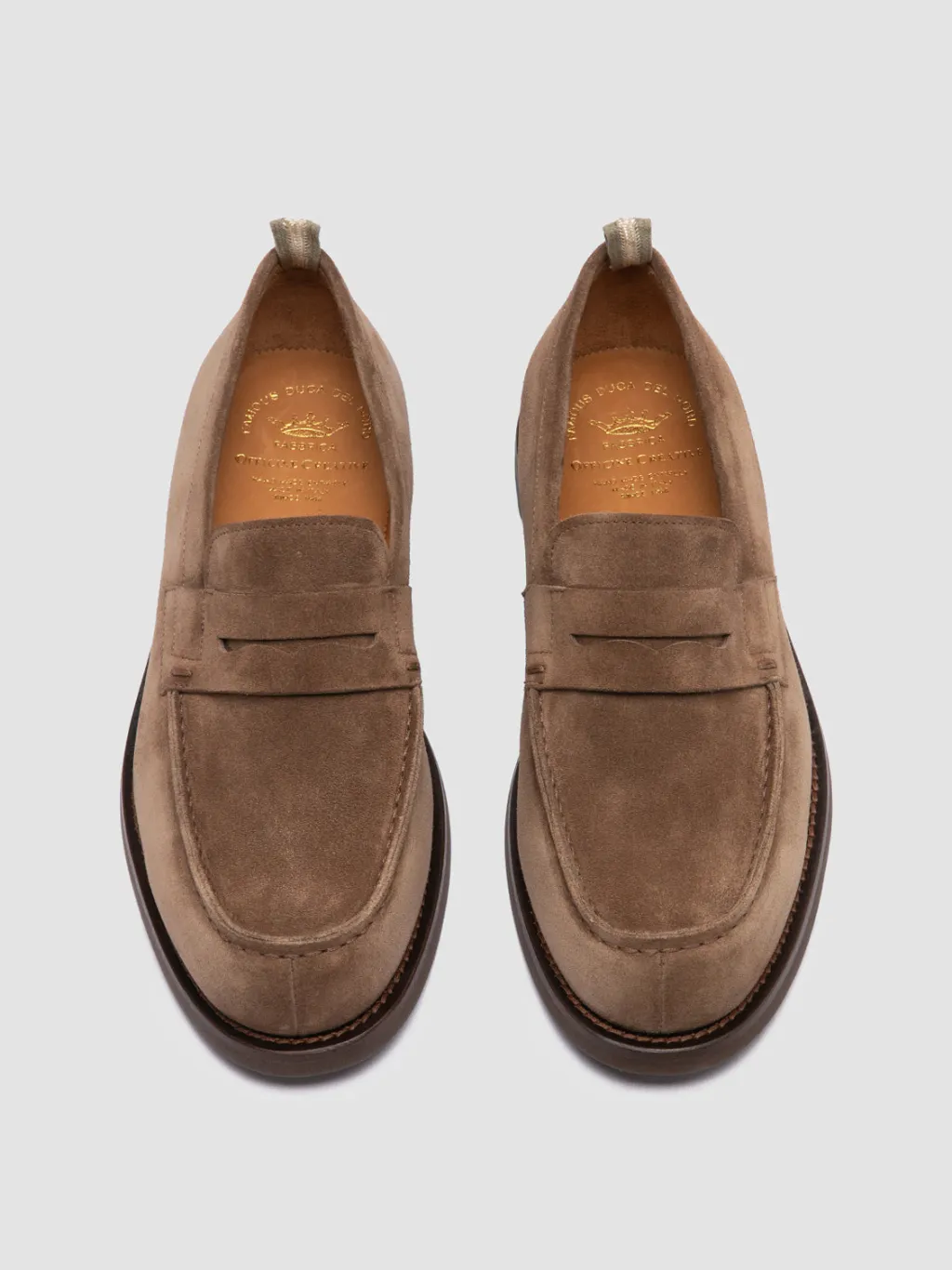 Officine Creative BELMONDO 006 - Suede Penny Loafers