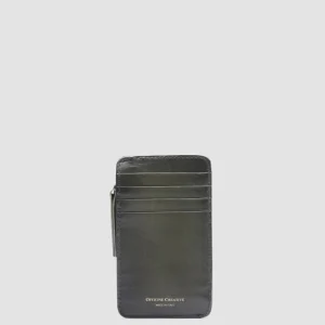 Officine Creative BERGE’ 03 - Green Leather Card Holder