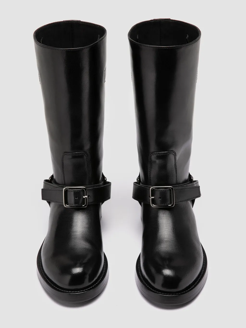 Women Officine Creative BERYL 001 - Black Leather Pull-On Boots