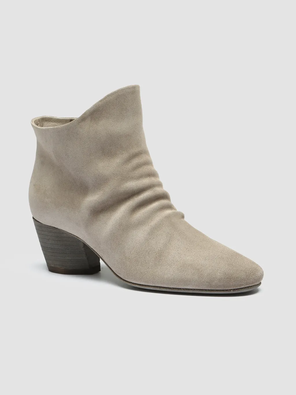 Women Officine Creative BETH 006 - Taupe Suede Ankle Boots