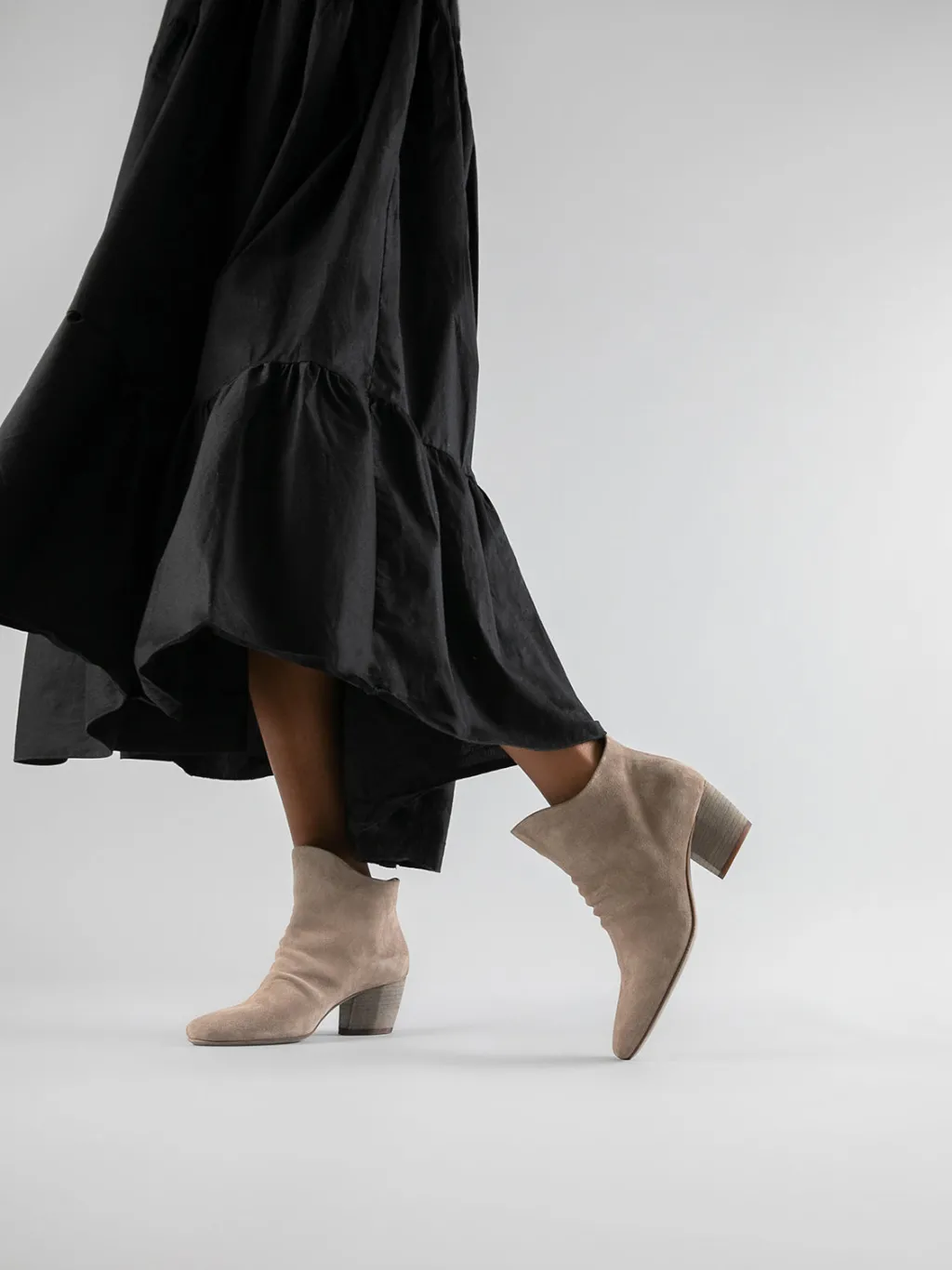 Women Officine Creative BETH 006 - Taupe Suede Ankle Boots