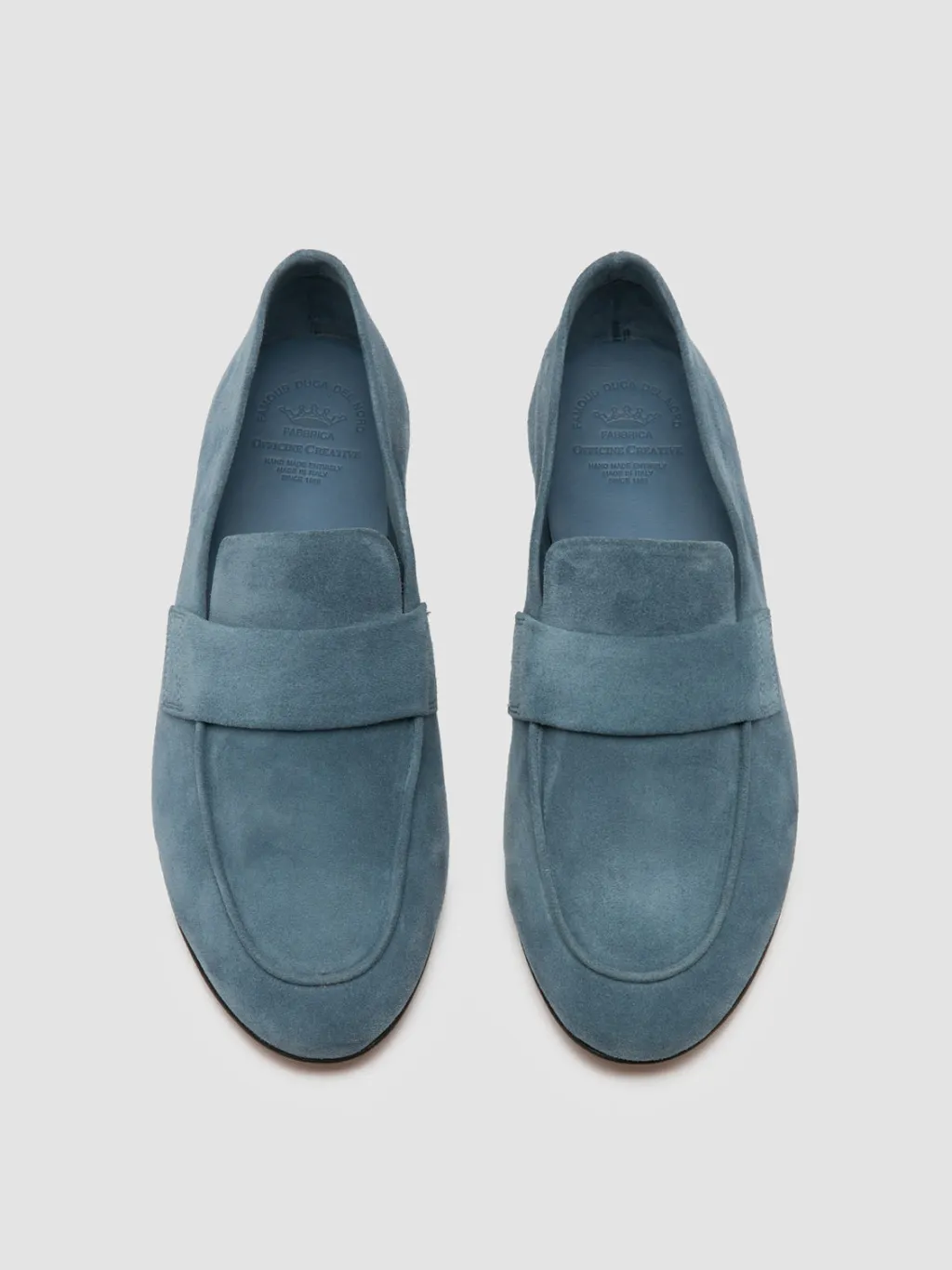 Women Officine Creative BLAIR 001 - Blue Suede Loafers