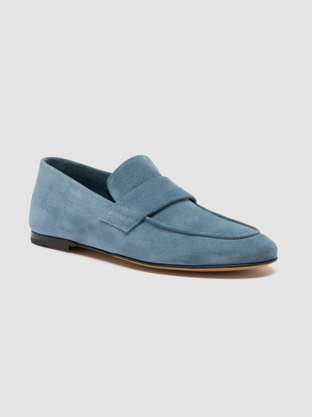 Women Officine Creative BLAIR 001 - Blue Suede Loafers